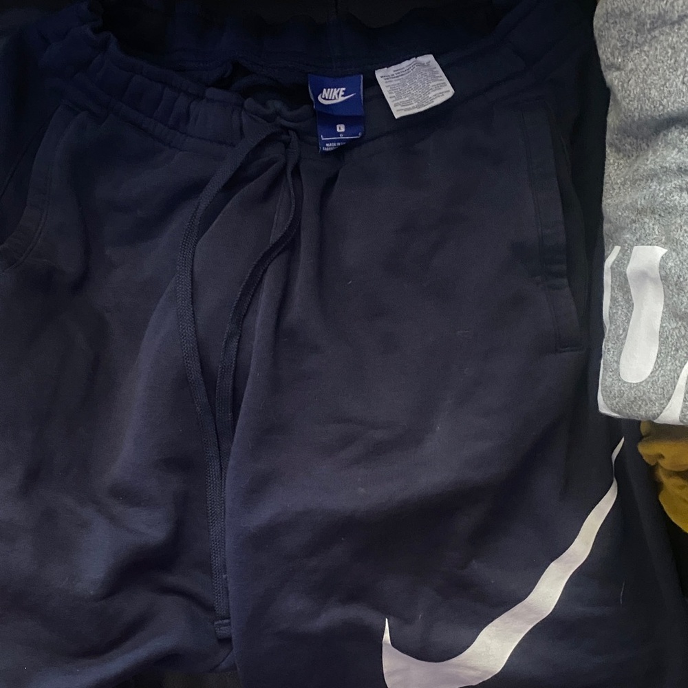 Nike Dark Blue Shorts with brand tag